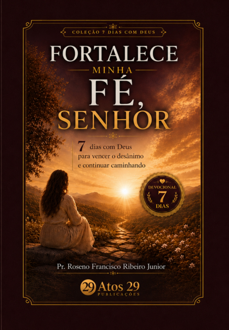 Capa do livro Fortalece Minha Fé, Senhor